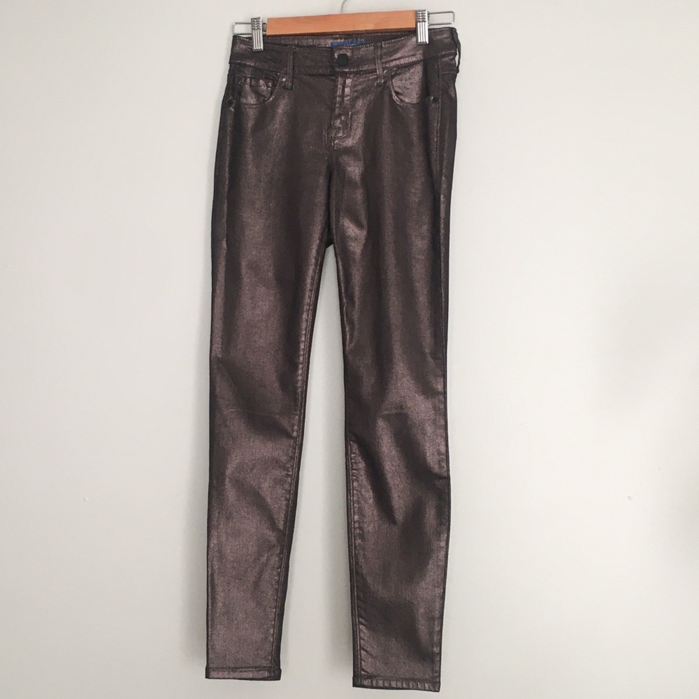 Women’s Old Navy Metallic Skinny Pant SZ 2